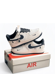Nikee Air Force 1 07 Violent Bear Joint Linen Being Black 503