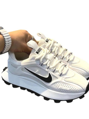 Nikee bailleli platform sneaker white