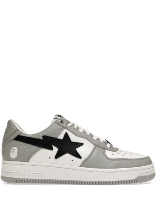 A BATHING APE BAPE STA LOW GREY BLACK SALE