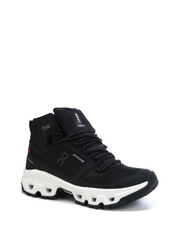 On Running Cloudrock Mid Waterproof Black White