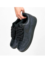 Nikee Airforce 1 All Black Glitter