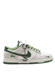 Nikee Stussy X SB Dunk Low White Green