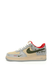 Nikee Air Force 1 X Stussy Grey Red