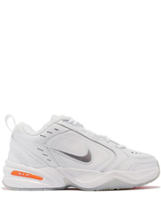 Nikee air monarch iv snow day white total orange metallic silver