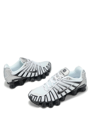 Nikee Shox TL Metallic Silver White Black 215