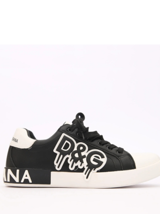 dolcee gabbana BLACK WHITE casual shoes SALE