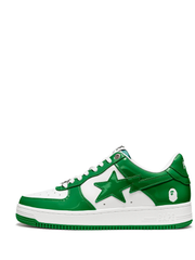 Bathing Ape Bape Sta Patent Leather Green White