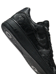 nik ee Airforce 1 Black Low Pony Hair