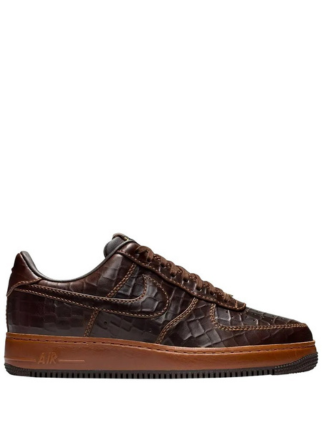 Nikee Airforce 1 Low Fauna Brown Croc 1107