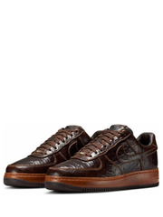 Nikee Airforce 1 Low Fauna Brown Croc 1107