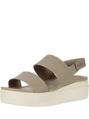 Crocss brooklyn slingback low wedge sandals