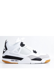 Nikee Air Jordan 4 SB White and Black