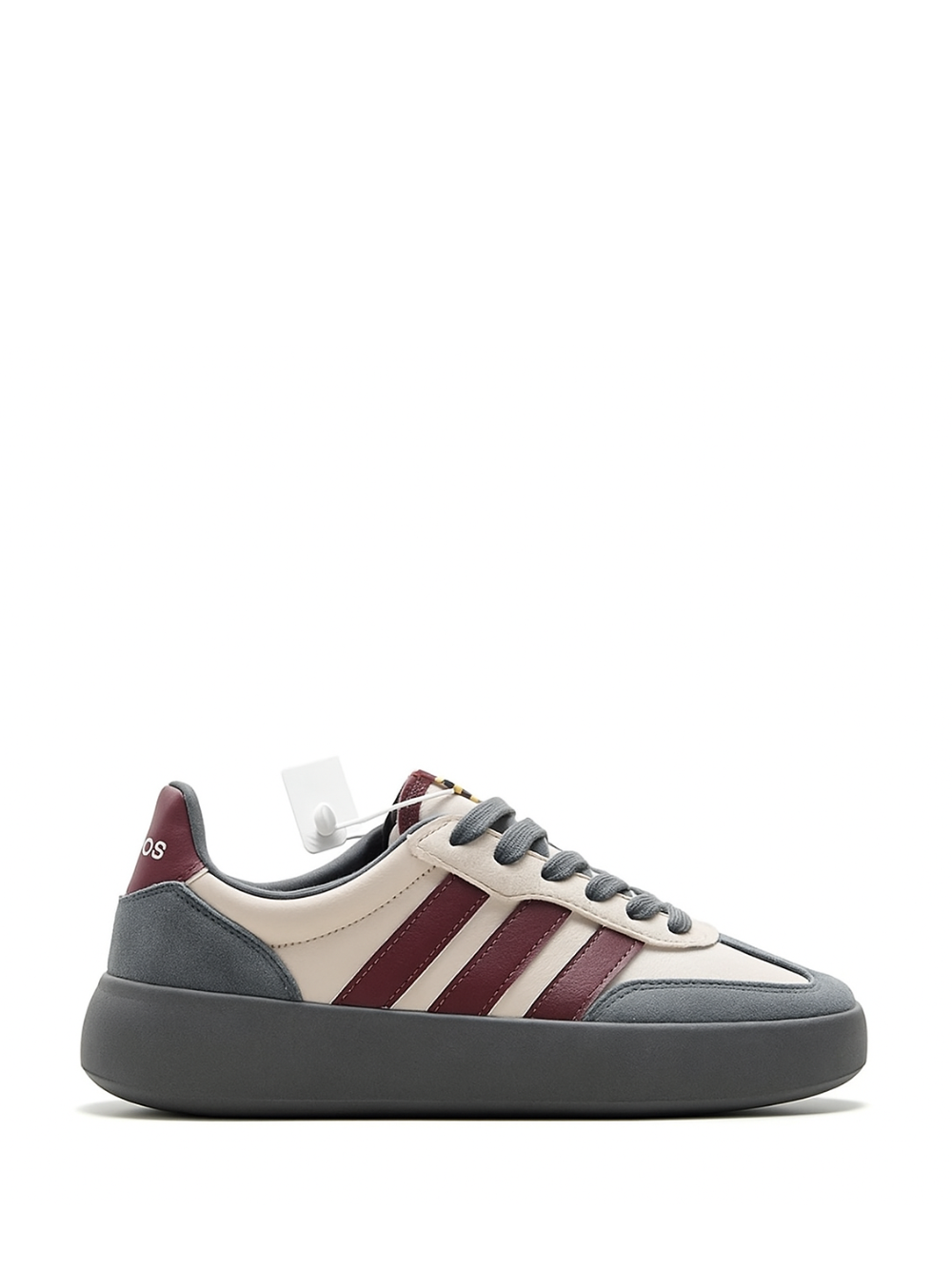 ADIDAS BARRED GREY MAROON