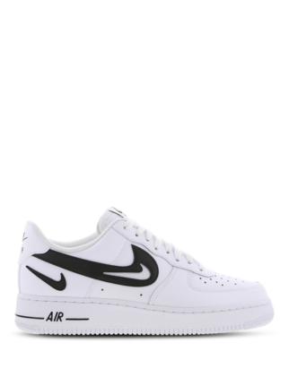 airforce 1 low cut out white black