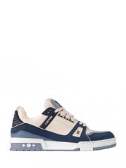 Louis Vuitton Street Style Trainer Sneaker Blue
