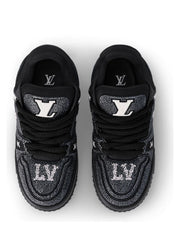 LOUIS VUITTON TRAINER BLACK DIAMOND MAXI