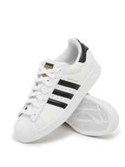 Adidas Superstar White Black Leather