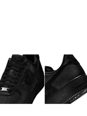 NIKE AIRFORCE 1 LOW BLACK PONY HAIR SNAKESKIN
