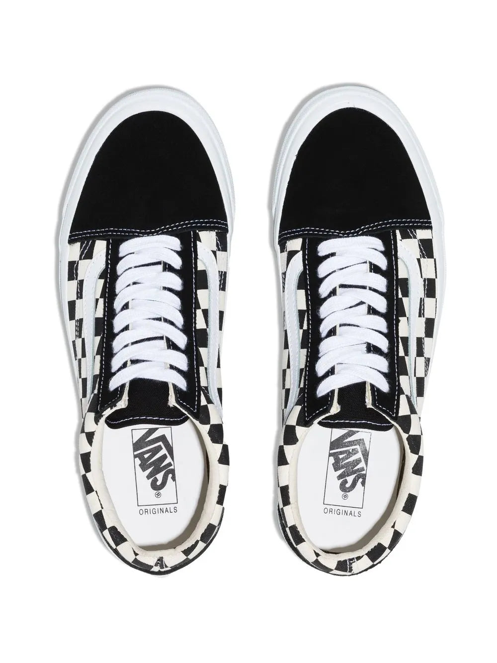 Vans Old Skool Checkerboard BLACK WHITE - 3