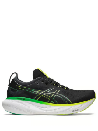 asicss gel nimbus 25 black green - 1