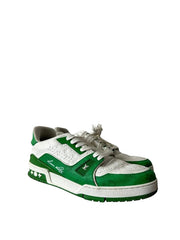 Louiss Vuitton Trainer Dual Tons Green