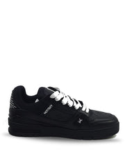 louis vuitton SKATE TRAINER PREMIUM SNEAKERS FULL BLACK