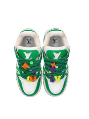 Louiss Vuittonn TRAINER Maxi Green WHITE