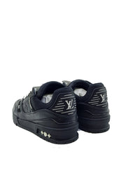 Louis Vuitton trainer black Embossed monogram
