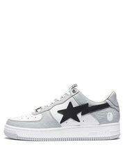 A BATHING APE BAPE STA LOW GREY BLACK SALE