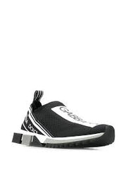 Dollcee & Gabbanaa Black White Slip On Sorrennto 705
