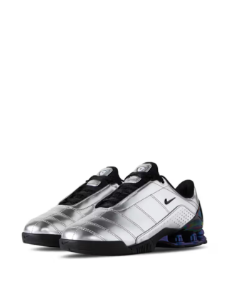 nikee. total 90 secutor shox magia metallic silver - 2