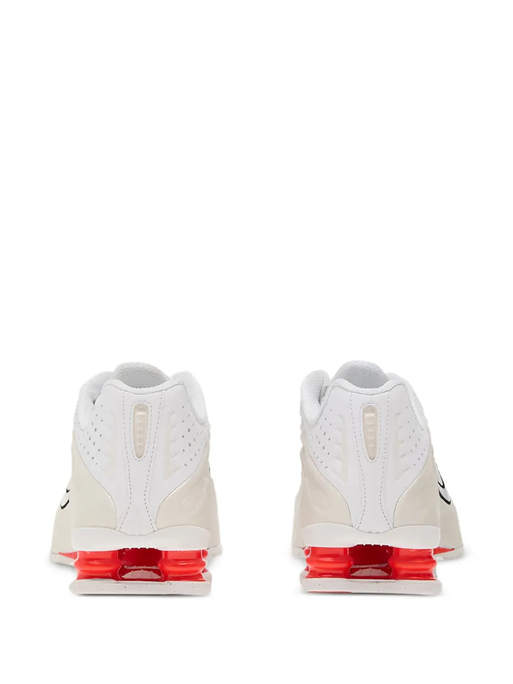 nikee Shox R4 White Red Phantom - 5