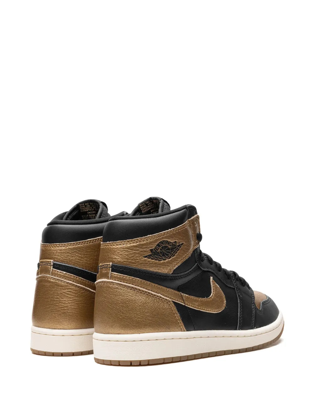 nikee air jordan 1 retro high og BLACK GOLD - 4