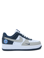 nikee airforce 1 paris saint german psg grey blue - 1