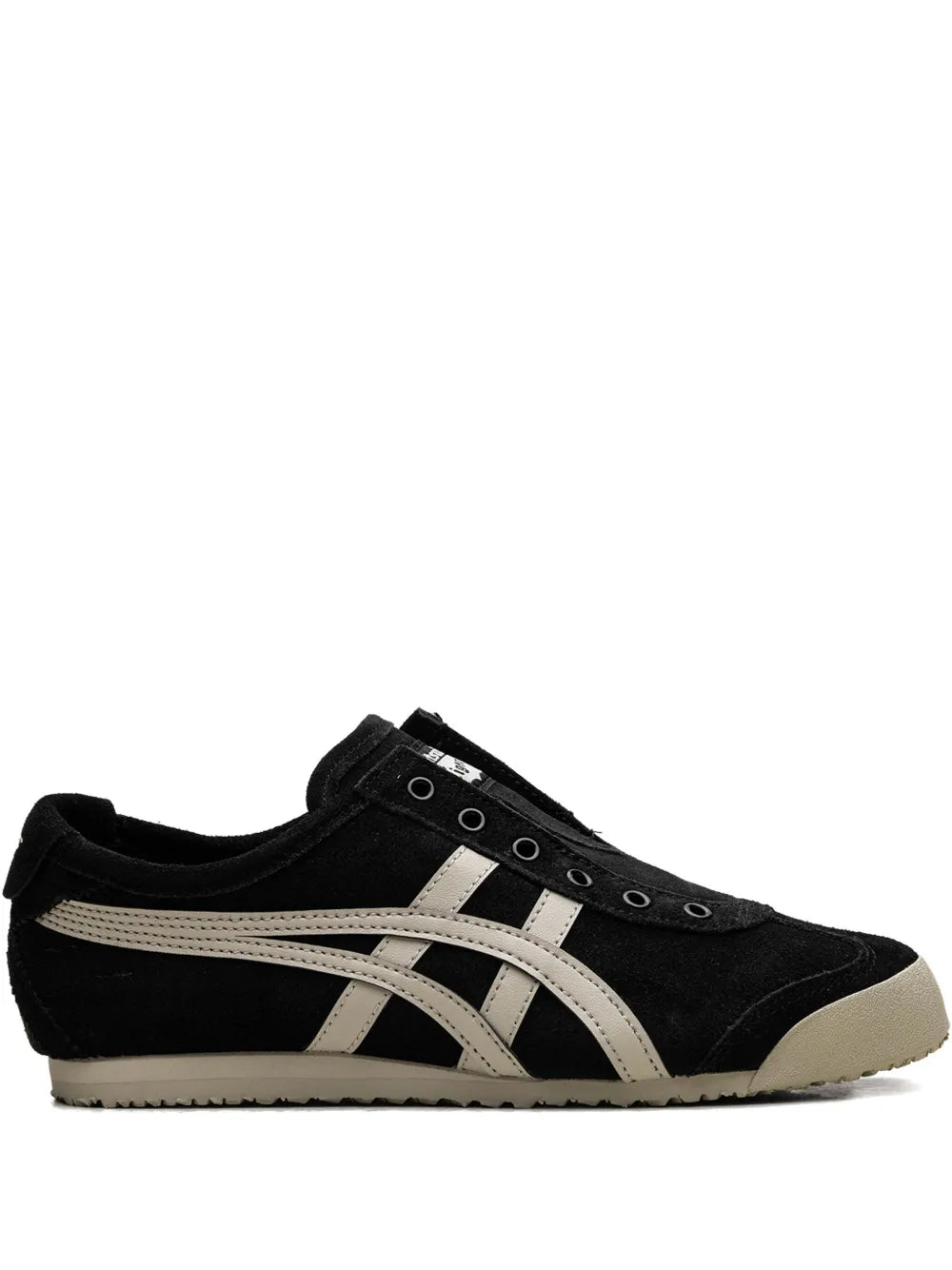 onitsukaa tigerr mexico 66 slip on black putty - 1