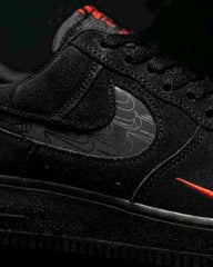Nikee Airforce 1 Low Multi Swoosh Black Crimson 1208