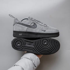 Nik e Airforce 1 Reflective Swoosh Grey