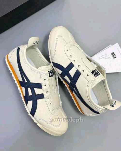 Onitsukaa Tigerr Mexico 66 Slip On Navy Orange 1187