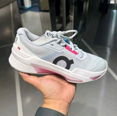 on cloud the roger pro fire white pink