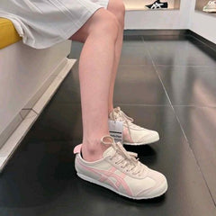 Onitsukaa Tiger Mexico 66 Oatmeal Ginger Pink 5090