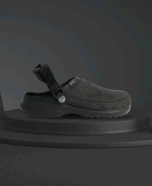 Crocss Classic Suede Crafted Clogs Black