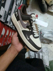 Nikee Airforce 1 Low 07 X Stussy Brown 2559