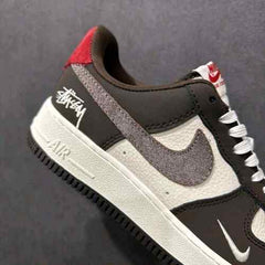 Nikee Airforce 1 Low 07 X Stussy Brown 2559