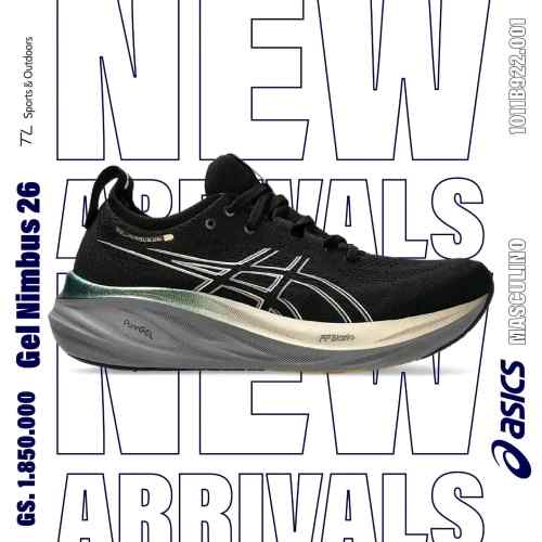 Asicss Gel-Nimbus 26 Platinum Black Champagne 1150