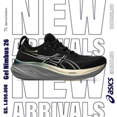 Asicss Gel-Nimbus 26 Platinum Black Champagne 1150