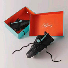 Nikee Airforce 1 Low Tiffany Black Semi UA 1408