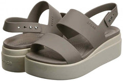 Crocss brooklyn slingback low wedge sandals