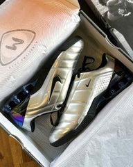 Maha Amsterdam x Nikee Total 90 Secutor Shox Magia Metallic Silver Black Blue