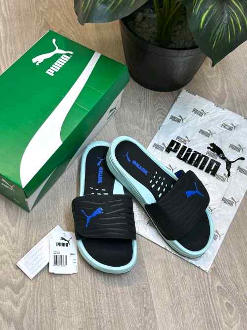 Pum.a Nitrocat V Adjust Comfort Premium black blue skySlides