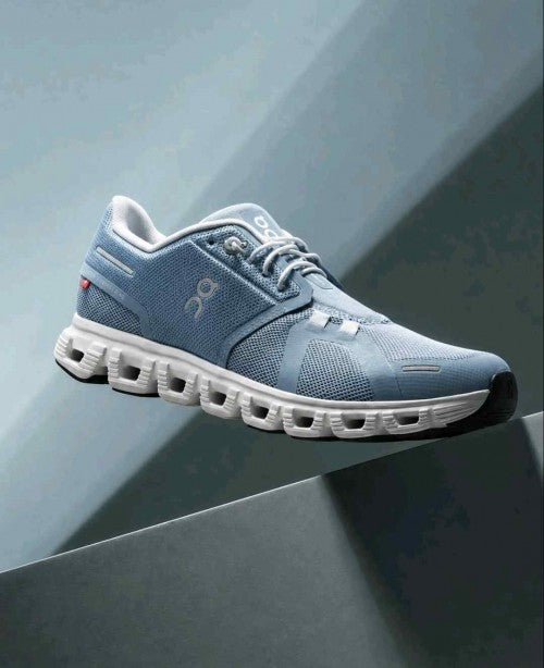 On Running Cloud 6 Chambray White